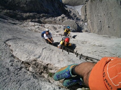 Klettersteig Johann mit Christiane Mitterwallner